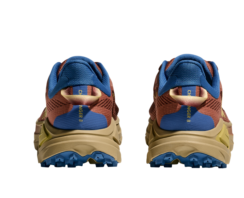 Hoka Challenger 8 Wide Men's Trail Running Shoe in Maple/Cardamom -6