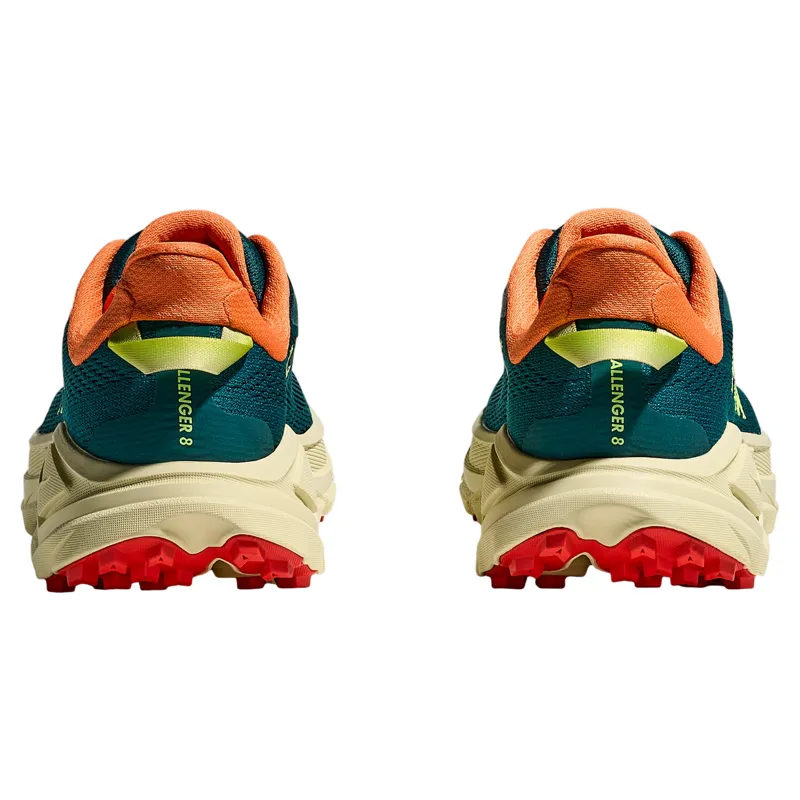 Hoka Challenger 8 Women's Trail Running Shoe in Tidal Wave/Pampas Grass-4