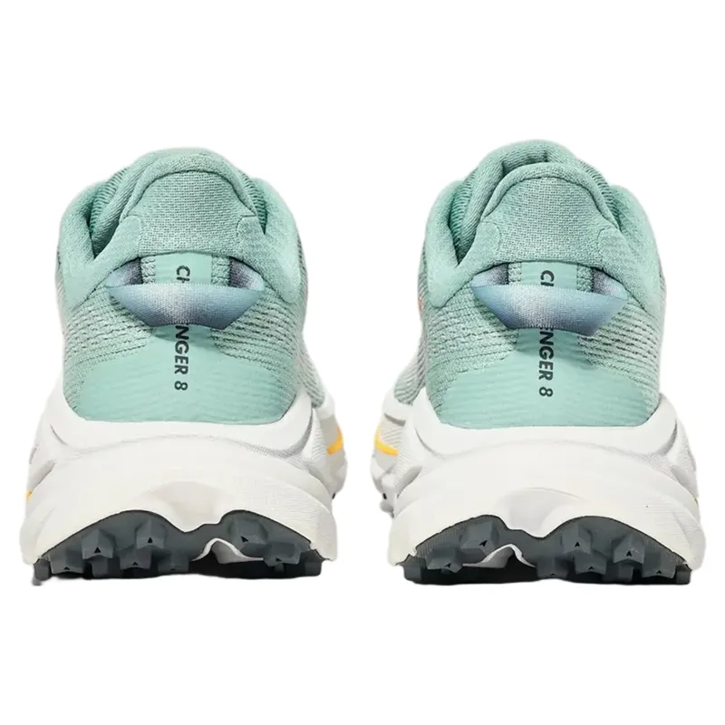 Hoka Challenger 8 Women's Trail Running Shoe in Jade/Cosmic Grey-4