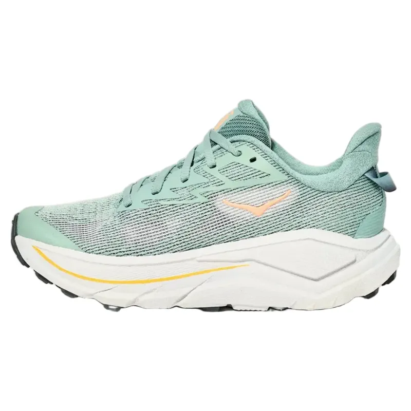 Hoka Challenger 8 Women's Trail Running Shoe in Jade/Cosmic Grey-3