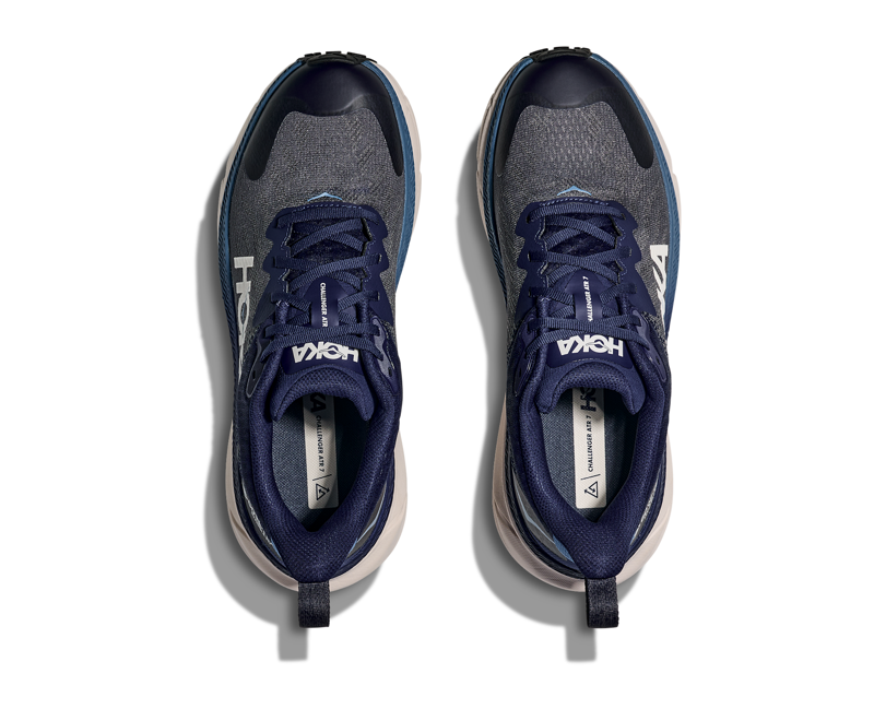 Hoka Challenger ATR 7 GTX Men's Trail Running Shoes in Midnight Blue/Grout-1