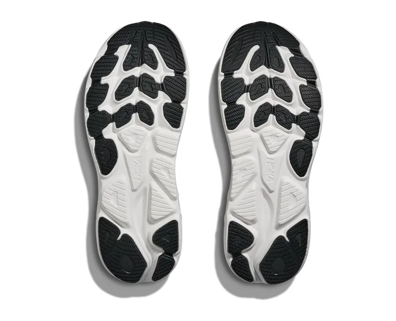 Hoka Clifton 10 Wide Women's Road Running Shoe in Sage/Neon Flame-2