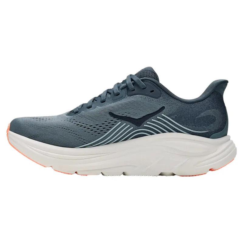 Hoka Clifton 11 Women's Road Running Shoe in Faded Navy/Glimmering Blue-3
