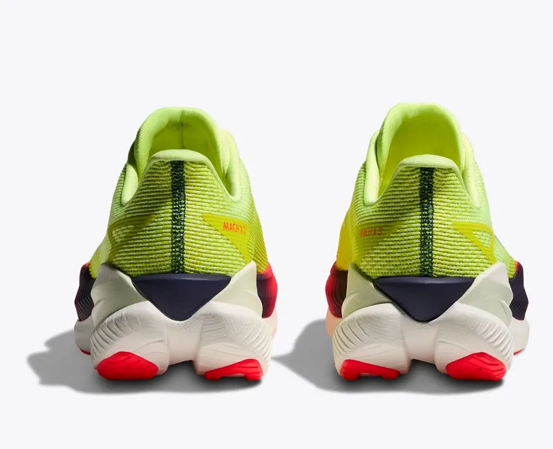 Hoka Mach X 3 Men's Road Running Shoe in Neon Yuzu/Squid Ink-5