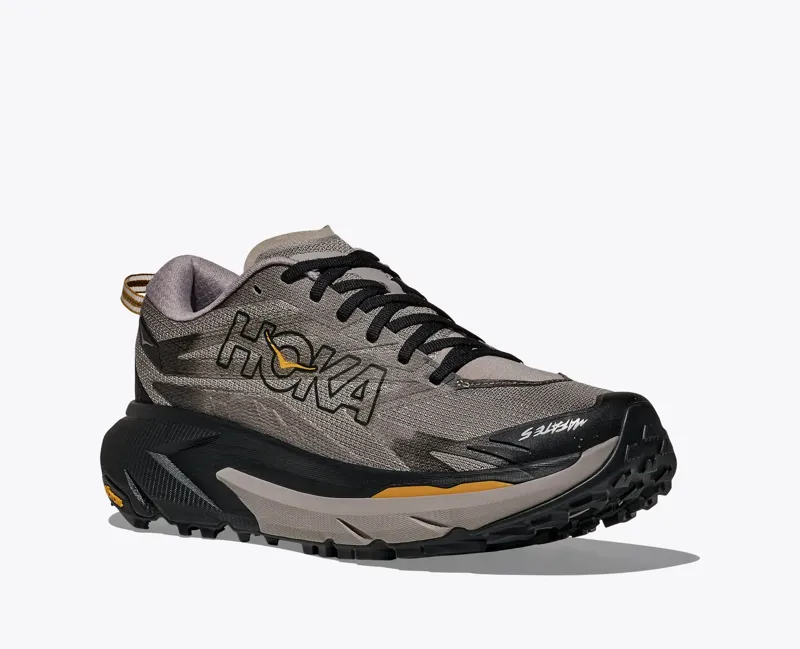 Hoka Mafate 5 Men's Trail Running Shoe in Cement/Black-4