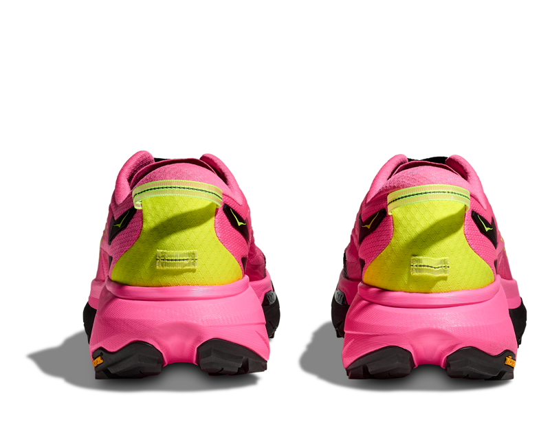 Hoka Mafate 5 Men's Trail Running Shoe in Neon Rose/Black-5