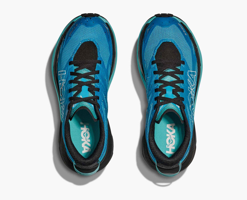 Hoka Mafate 5 Men's Trail Running Shoe in Skyward Blue/Black-1