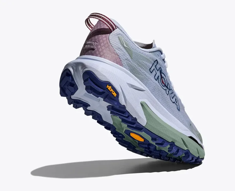 Hoka Mafate 5 Women's Trail Running Shoe in Ambient Blue/Rosemary-5