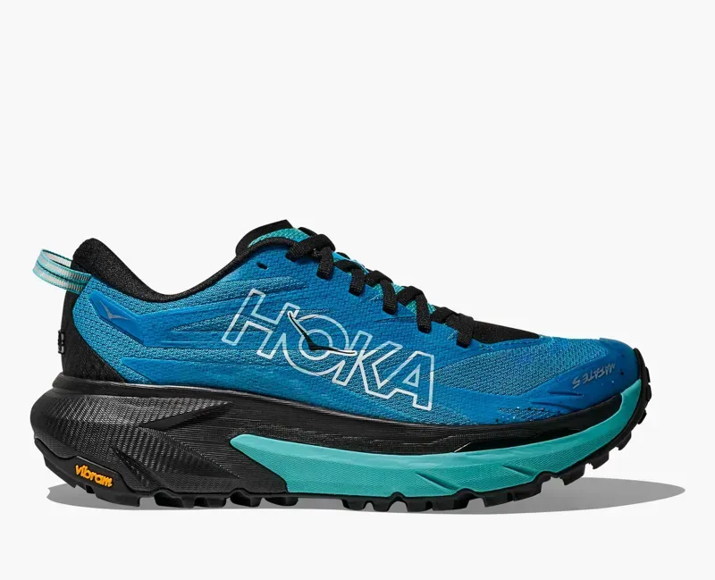 Hoka Mafate 5 Women's Trail Running Shoe in Skyward Blue/Black