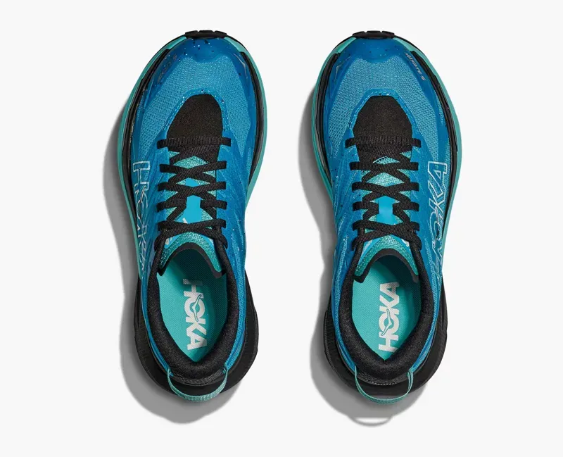 Hoka Mafate 5 Women's Trail Running Shoe in Skyward Blue/Black-1