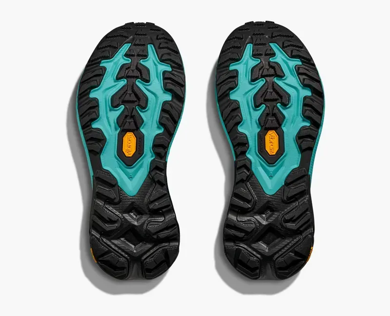 Hoka Mafate 5 Women's Trail Running Shoe in Skyward Blue/Black-2