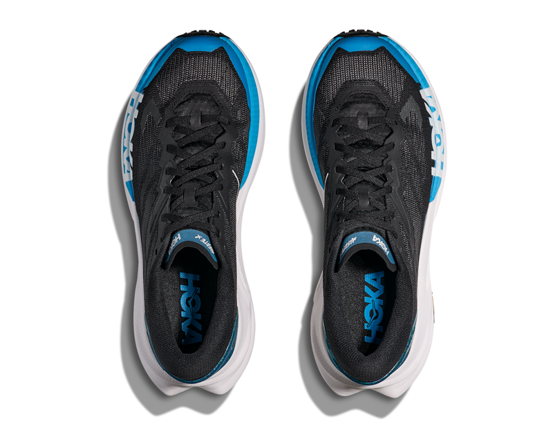 Hoka Mafate X Men's Trail Running Shoe in Black/Skyward Blue-1