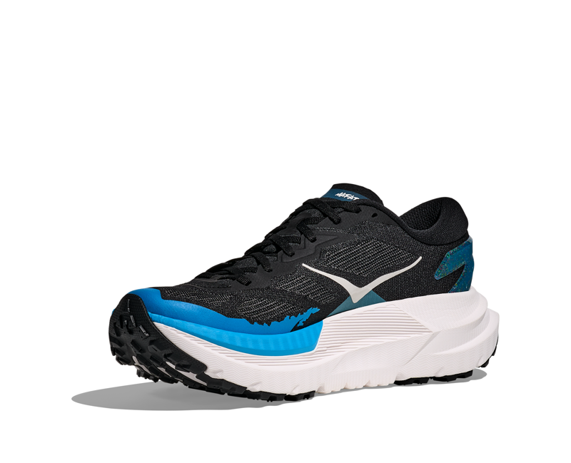 Hoka Mafate X Men's Trail Running Shoe in Black/Skyward Blue-3