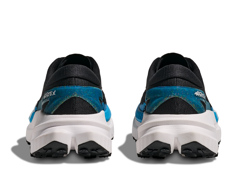 Hoka Mafate X Men's Trail Running Shoe in Black/Skyward Blue-6