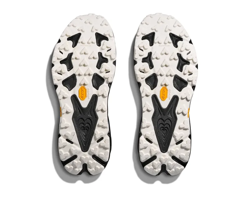 Hoka Speedgoat 7 Wide Men's Trail Running Shoe in Black/White-2