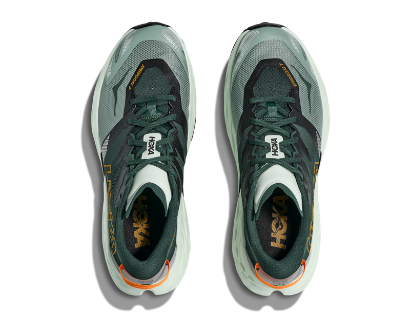 Hoka Speedgoat 7 Men's Trail Running Shoe in Bay Leaf/Sea Glass-1