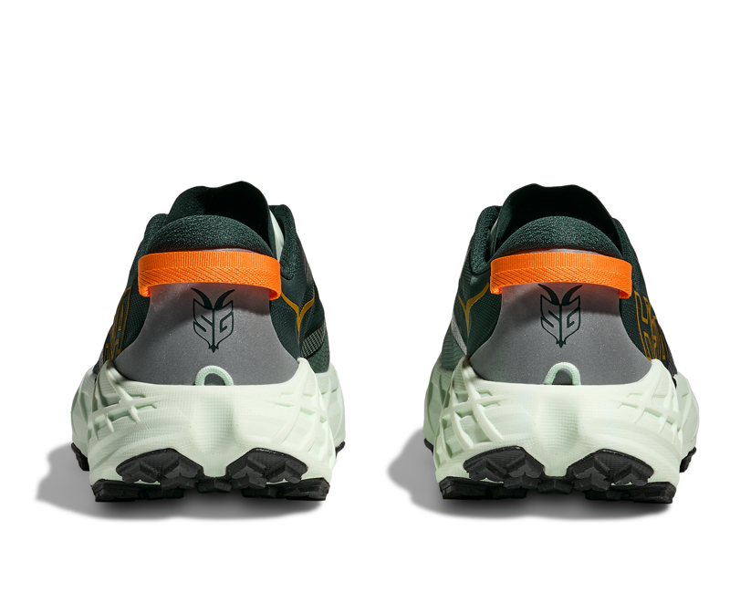 Hoka Speedgoat 7 Men's Trail Running Shoe in Bay Leaf/Sea Glass-4