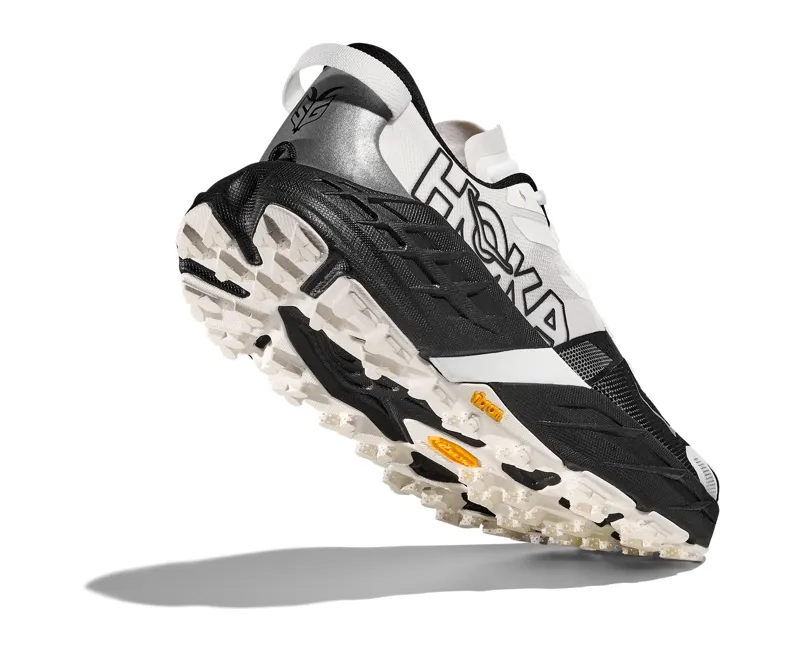 Hoka Speedgoat 7 Wide Women's Trail Running Shoe in Black/White-5