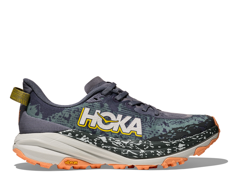Hoka Speedgoat 6 Women's Trail Running Shoe in  Grey Skies/Cosmic Grey
