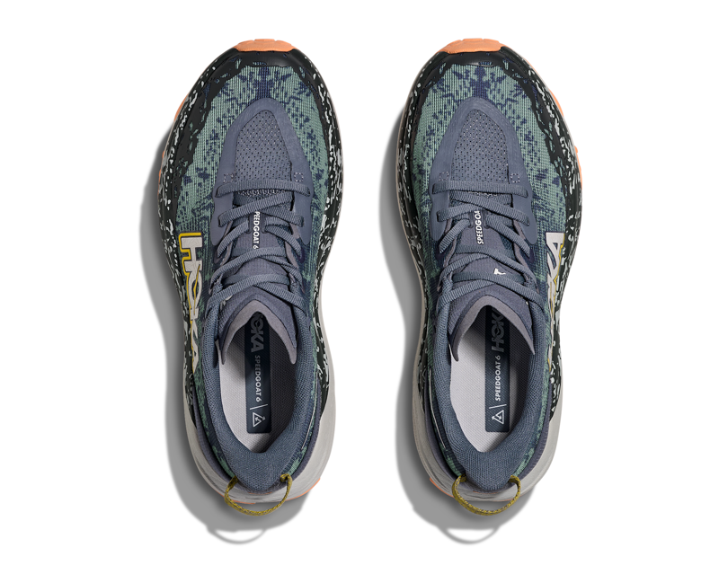 Hoka Speedgoat 6 Women's Trail Running Shoe in  Grey Skies/Cosmic Grey-1