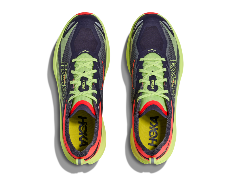 Hoka Zinal 3 Men's Trail Running Shoe in Squid Ink/Neon Yuzu-1