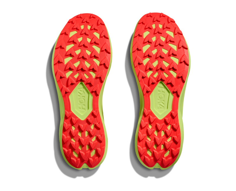 Hoka Zinal 3 Men's Trail Running Shoe in Squid Ink/Neon Yuzu-2