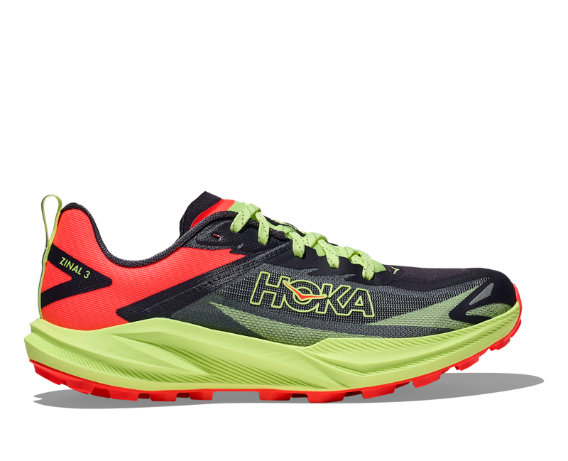 Hoka Zinal 3 Women's Trail Running Shoe in Squid Ink/Neon Yuzu