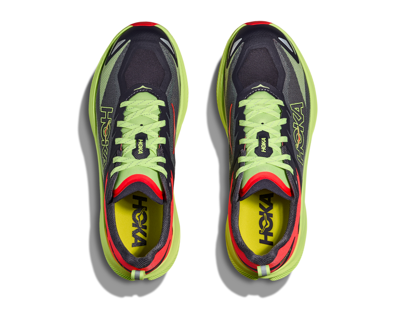 Hoka Zinal 3 Women's Trail Running Shoe in Squid Ink/Neon Yuzu-1