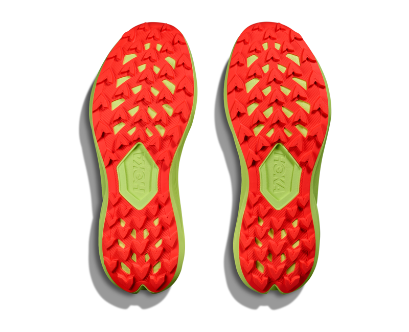 Hoka Zinal 3 Women's Trail Running Shoe in Squid Ink/Neon Yuzu-2