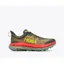 HOKA Mafate Speed 4 Men's Trail Running Shoe in Thyme/Fiesta