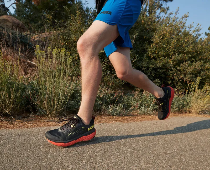 HOKA Challenger ATR 6 GTX Men's Road/Trail Running Shoe in Black/Green Sheen-5