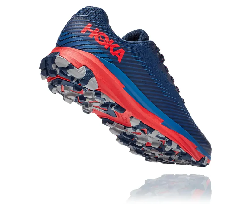 HOKA Torrent 2 Men's Trail Running Shoe Moonlit Ocean/High Risk