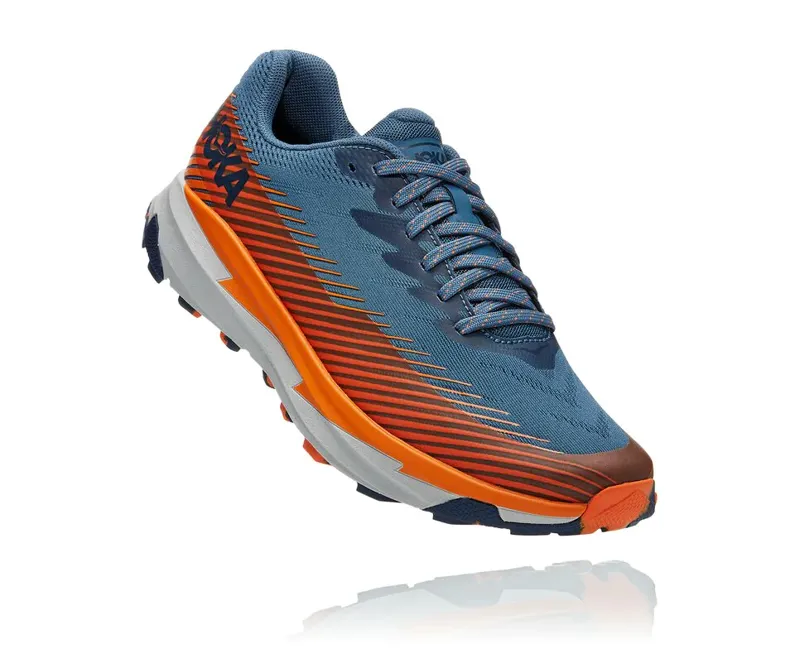 HOKA Torrent 2 Men's Trail Running Shoe in Real Teal/Harbor Mist