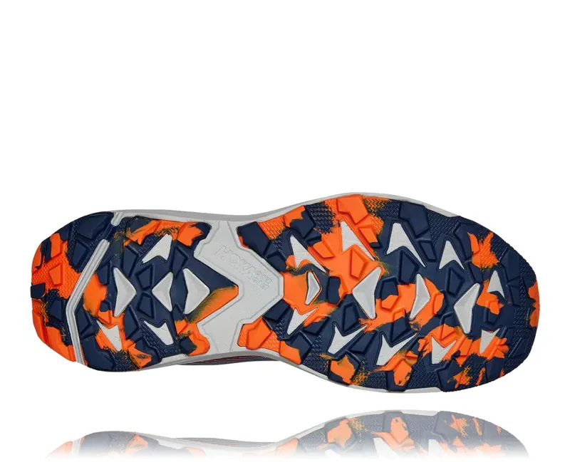 HOKA Torrent 2 Men's Trail Running Shoe in Real Teal/Harbor Mist-2