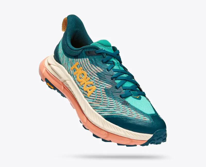 HOKA Mafate Speed 4 Women's Trail Running Shoe in Deep Teal/Water Garden-6
