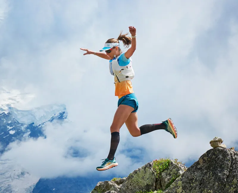 HOKA Mafate Speed 4 Women's Trail Running Shoe in Deep Teal/Water Garden-7