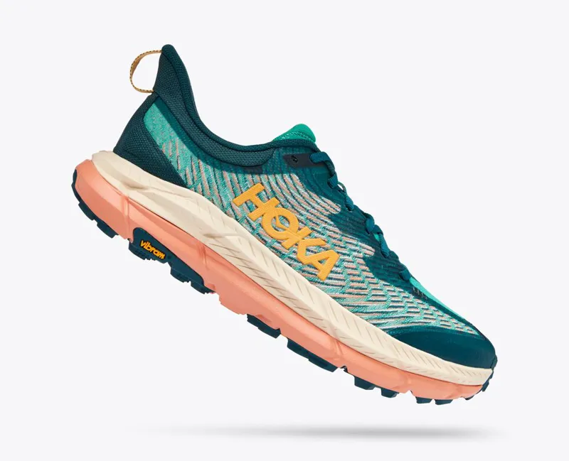 HOKA Mafate Speed 4 Women's Trail Running Shoe in Deep Teal/Water Garden-5