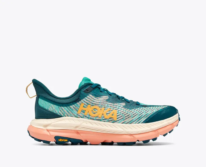 HOKA Mafate Speed 4 Women's Trail Running Shoe in Deep Teal/Water Garden
