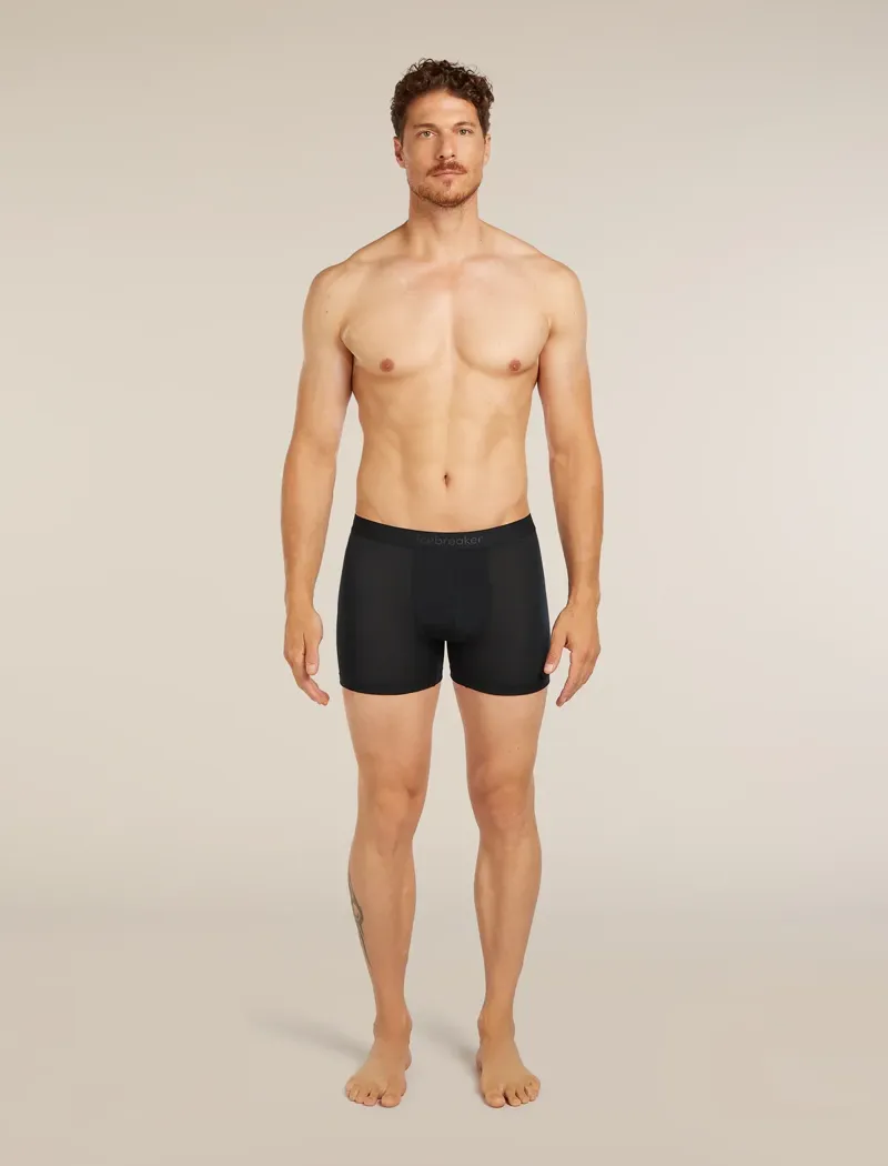 Icebreaker Merino 125 Cool-Lite Anatomica Boxers in Black-2