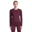 Icebreaker Women's 200 Oasis Long Sleeve Crewe in Dark Berry