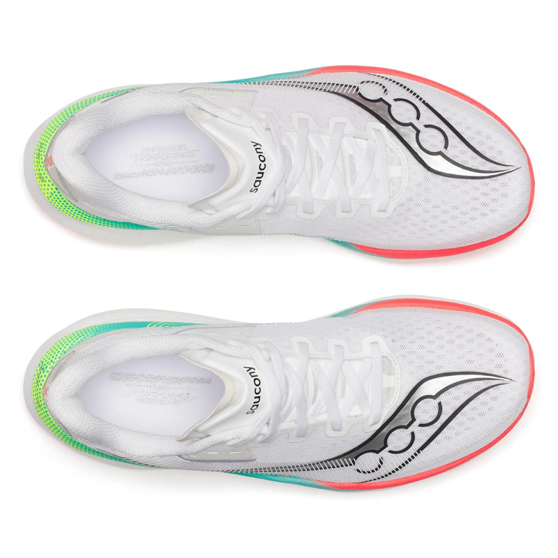 Saucony Endorphin Azura Men's Running Shoe in White/Multi-1