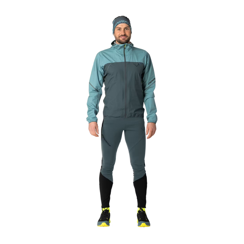 Dynafit Alpine 3L Men's Waterproof Jacket in Smoke Blue-1