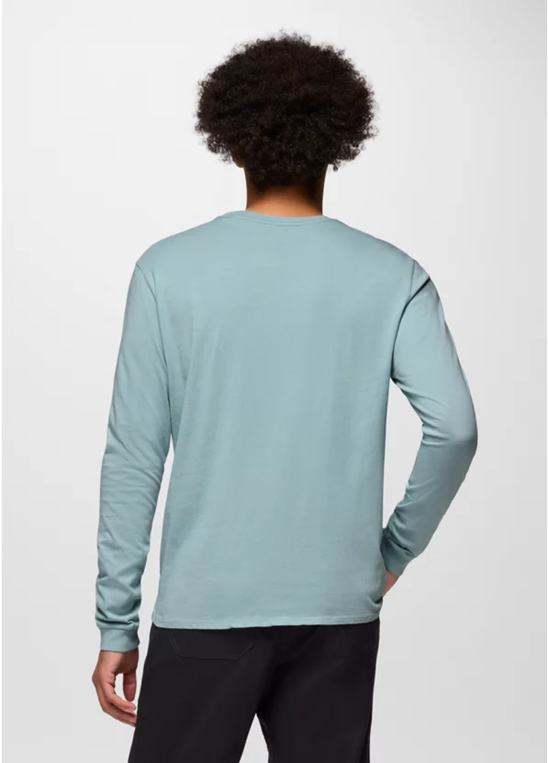 Prana Everyday Long Sleeve Men's T-Shirt in Saltwater-1