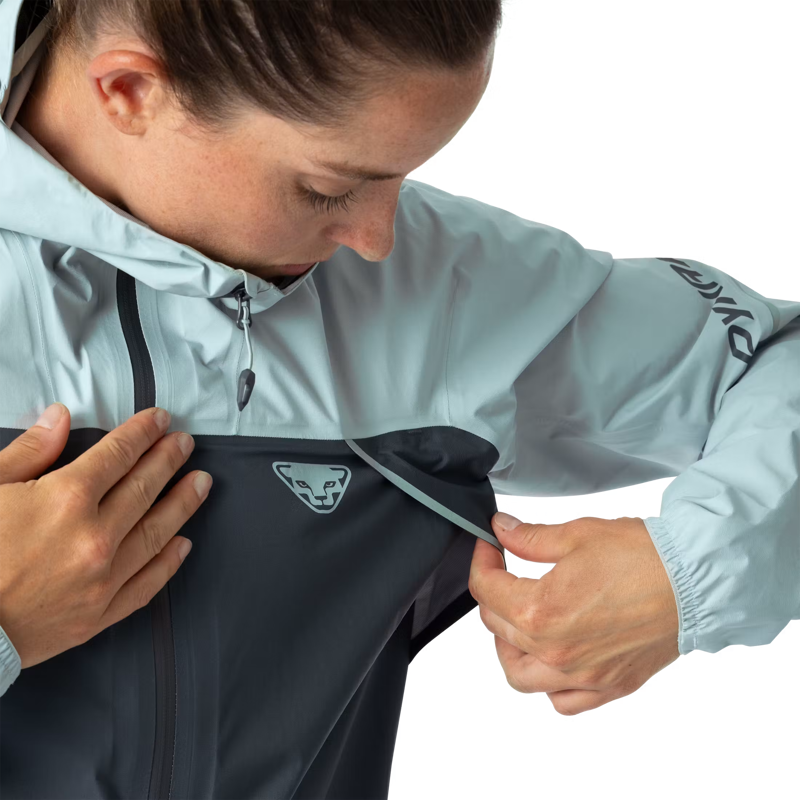 Dynafit Alpine 3L Women's Waterproof Jacket in Cloud Blue-2