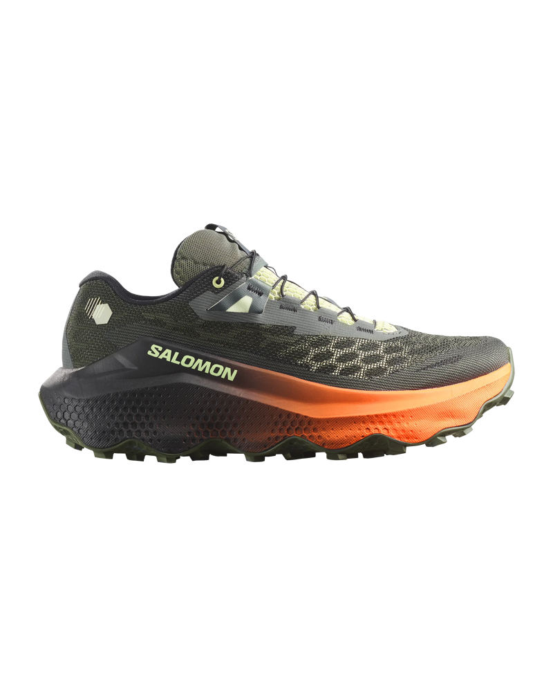 Salomon Ultra Glide 4 Men's Trail Running Shoe in Urban Chic/Black/Lime Cream
