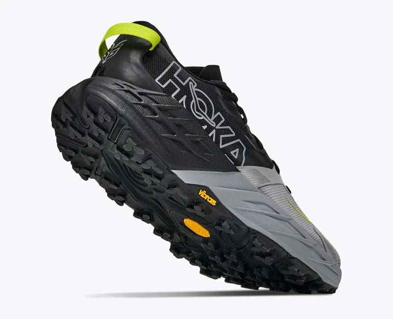 Hoka Speedgoat 7 Men's Trail Running Shoe in Black/Stellar Grey-4
