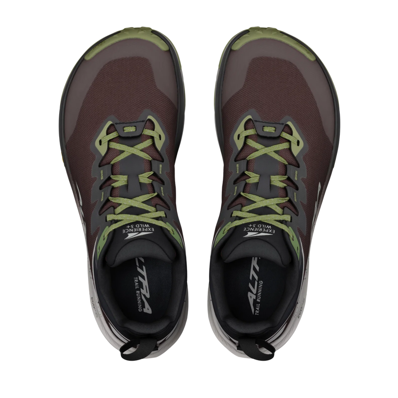 Altra Experience Wild 3+ Men's Trail Running Shoe in Chocolate Torte/Flint Gray-1