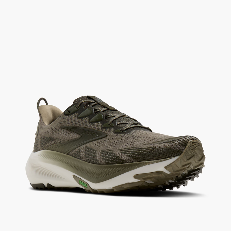 Brooks Ghost Trail Men's Trail Running Shoe in Olive/Olive/Metallic-5