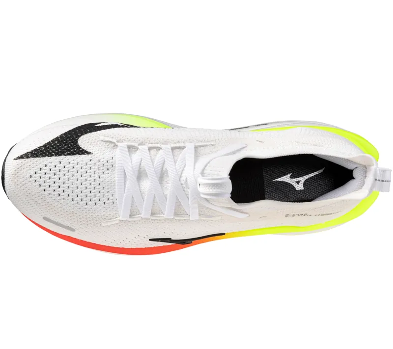 Mizuno Neo Vista 3 Men's Road Running Shoe in White/Black/Orange-1