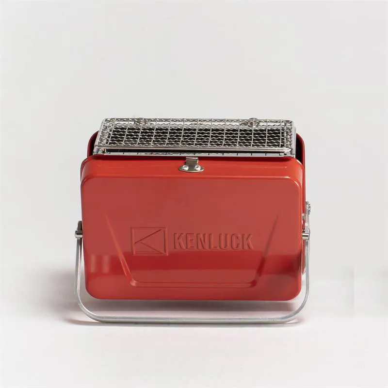 Kenluck Mini Portable Grill in Gloss Red 
